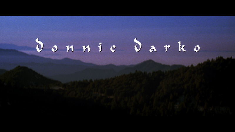 Donnie Darko title card.