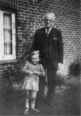 W.J. Ennever with granddaughter Mary, c.1939.