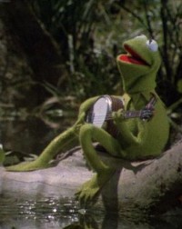 Kermit gets korrected: 'The lovers, the dreamers and I.'