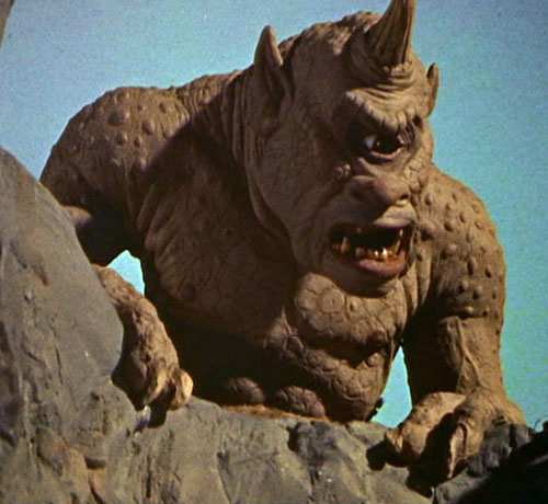 Ray Harryhausen's Cyclops from 'The 7th Voyage of Sinbad'.