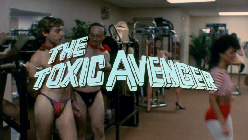 The Toxic Avenger title card