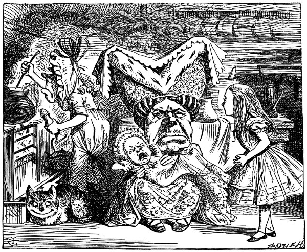 The Duchess by Sir John Tenniel, 1865.