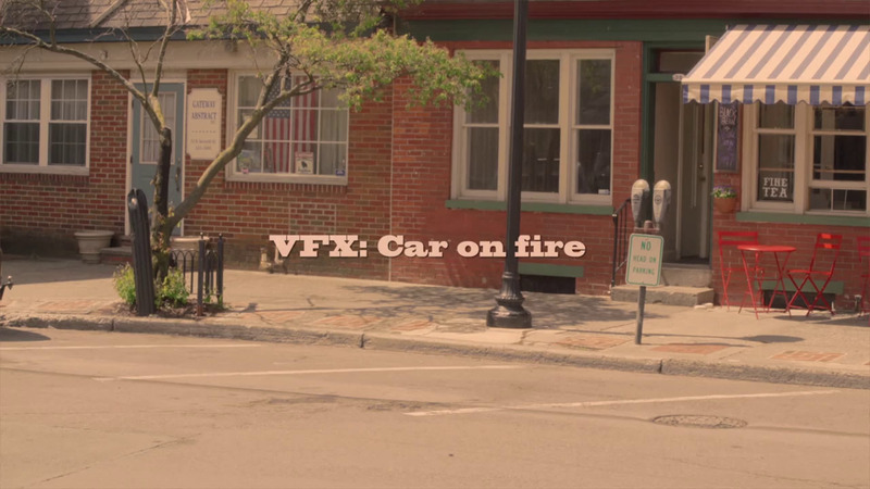 VFX: Car on fire.